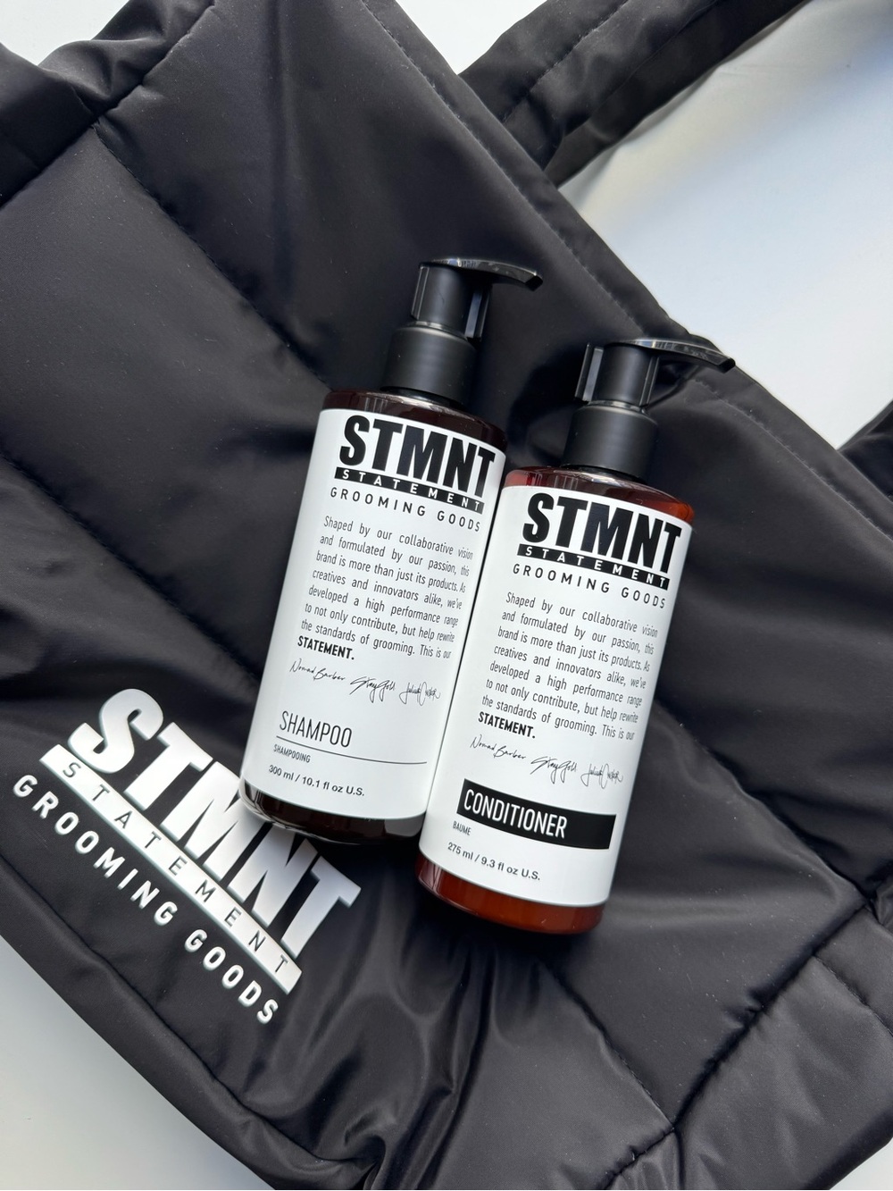STMNT Grooming Goods + zip tote bag set! NEW! Unopened!